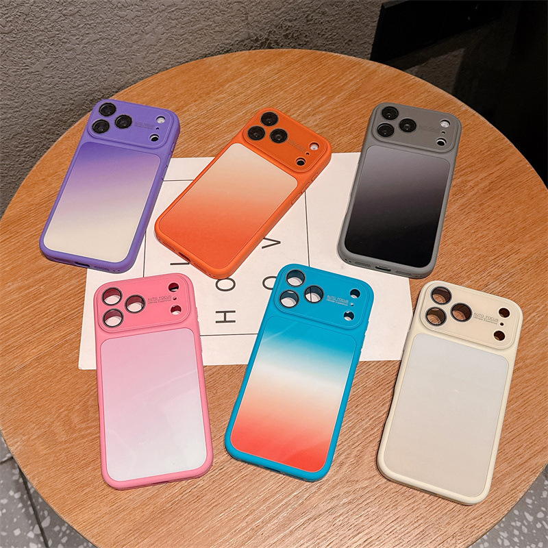 Apple Iphone 16 - Luxuriöse Candy-Farben Farbverlauf Handyhülle für iPhone